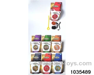 6cm alloy lighted gyro with handle in color box