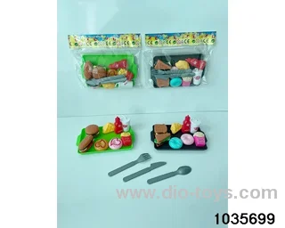 Hamburger Playset in opp bag