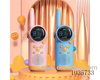 children's interphone with battery in color box