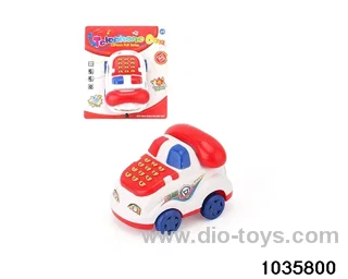 pull line Telephone trolley/with bell in Blister card