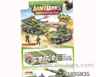 Army tank warfare in Color box