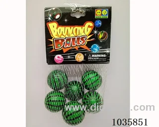 6pcs Bouncy ball in Net bag