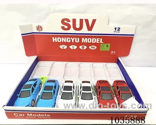 1:32 12pcs Alloy car in display box