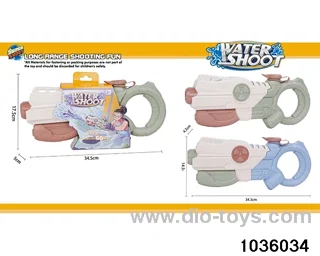 water gun in paper card