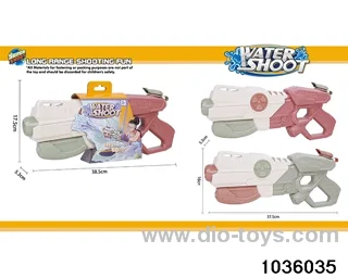 water gun in paper card