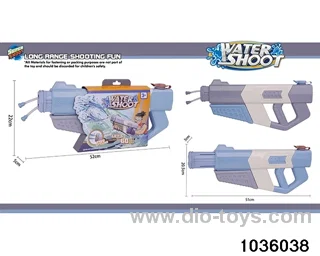 water gun in paper card