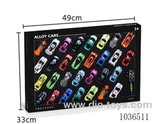 1:64 30pcs alloy car in Gilf box