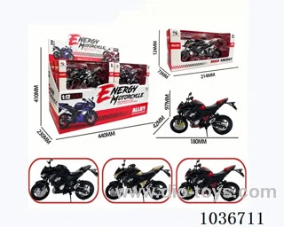 1：12 Sliding alloy car in window box