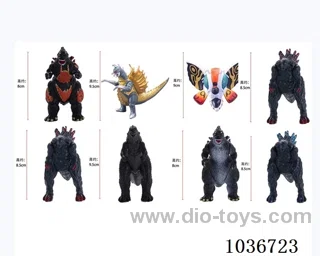 3.5寸 Vinyl animal 8sets mixed loading  in opp bag