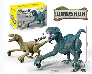 4ch RC Dinosaur with sound&light 2color mixed loading  in  color box