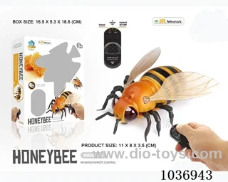 Infrared RC bee in window box