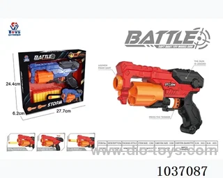 toy gun series in window box