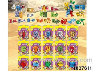 big number deformation toys in OPP bag