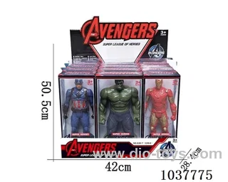 Hulk ,Captain America, Iron Man