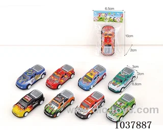 pull back car in opp bag