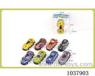 pull back car in opp bag