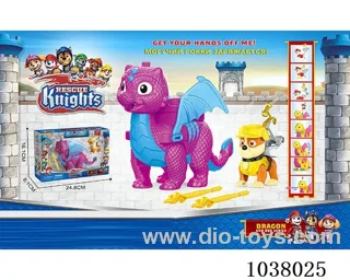 Dinosaur Knight Series in window box