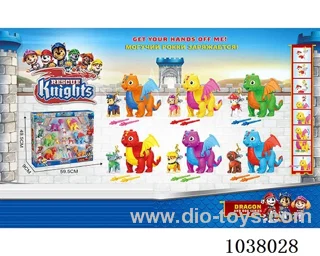 Dinosaur Knight Series in window box