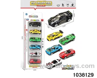 Alloy cars in window box