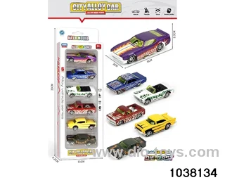 Alloy cars in window box
