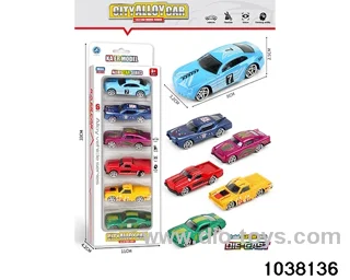 Alloy cars in window box