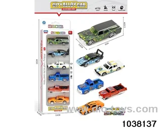 Alloy cars in window box