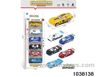 Alloy cars in window box
