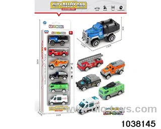 Alloy cars in window box