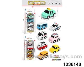 Alloy cars（pull-back）in window box