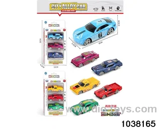 Alloy cars in window box