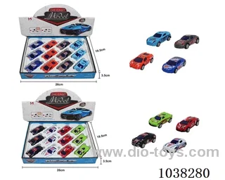 1:64 alloy car 8sets mixed loading  in Display box