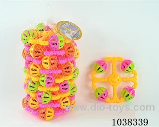 10pcs rattles   in Net bag