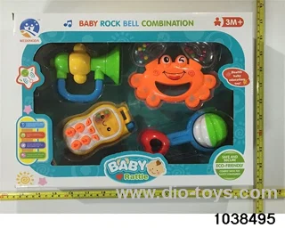 Baby Rattles (4PCS) in window box