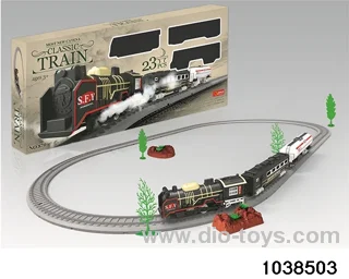 Electric train track in window box