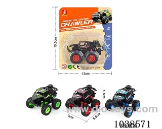 pull back car 3color mixed loading in Blister with inser