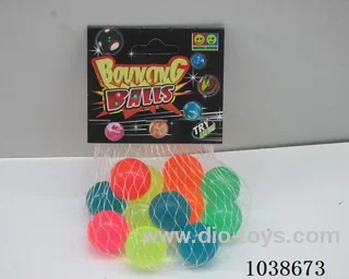 12pcsBouncy ball in Net bag