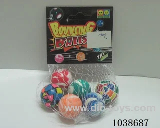 6pcsBouncy ball in Net bag