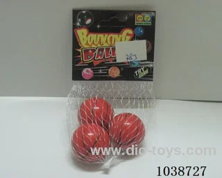 3pcsBouncy ball in Net bag