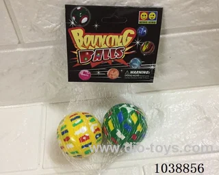2pcsBouncy ball in Net bag