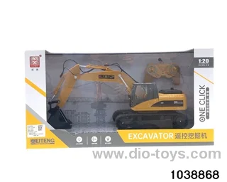 1: 20 RC excavator in window box