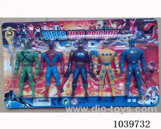 5pcs 9cm All Beasts Team