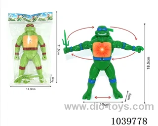 TMNT with light & Rotating