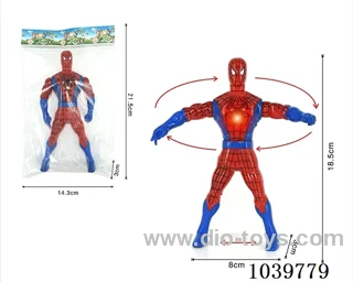 Spider-Man with light & Rotating