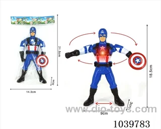 Captain America with light & Rotating