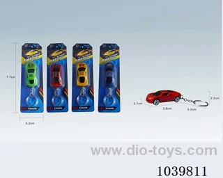 free wheel alloy car 4sets&4color mixed loading  in blister card