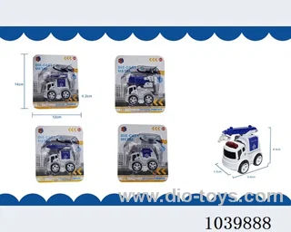 inertia alloy car 4sets mixed loading  in blister card