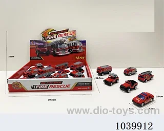 1:55 2pcs free wheel alloy car 6sets mixed loading  in display box