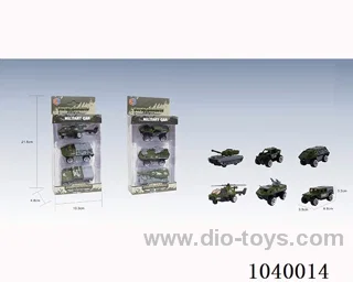 3PCS free wheel alloy car 6sets mixed loading   in window box