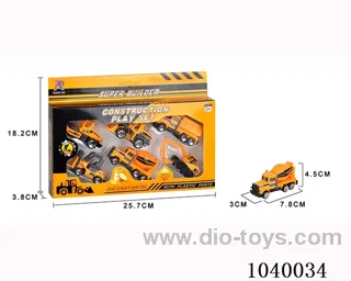 6pcsfree wheel alloy car 6sets mixed loading   in window box