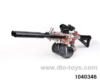 Water bullet gun in paper box
